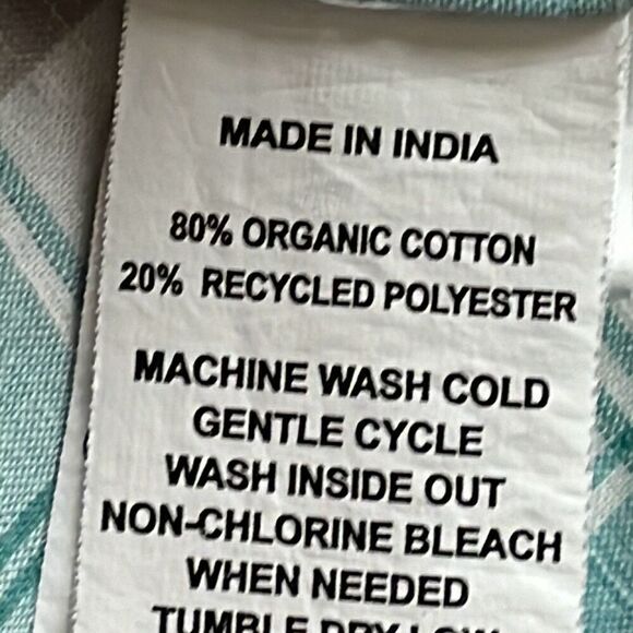 prAna Organic Cotton/Poly Camp Shirt Mens M - Picture 9 of 9